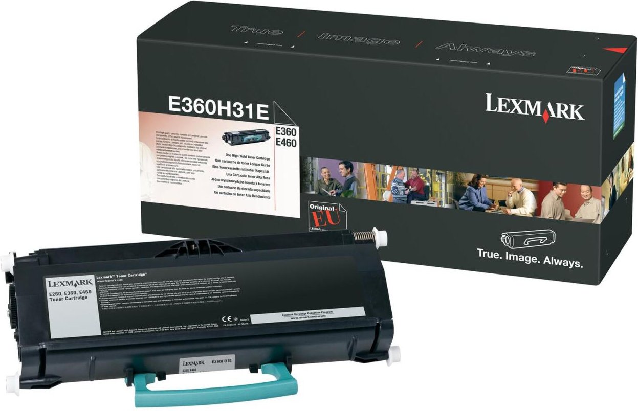 Lexmark Original Toner schwarz 9.000 Seiten (E360H31E) für E360d/dn/dt/dtn, E460dn/dtn/dtw/dw, E462dtn