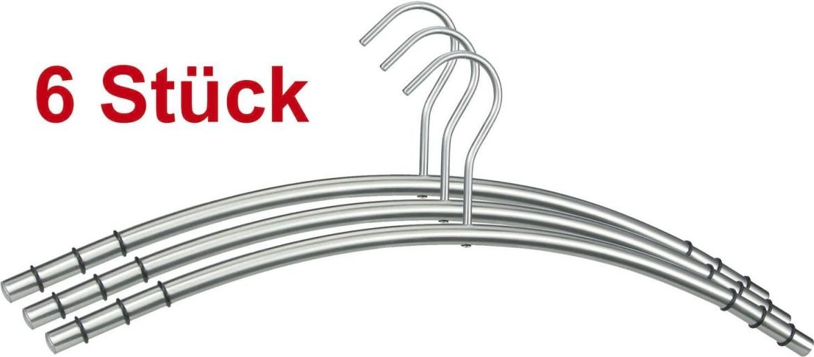 SZ Metall Kleiderbügel silber