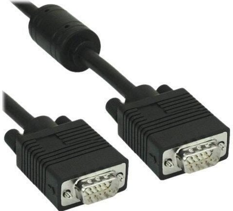 InLine - VGA-Kabel - HD-15 ohne Pol 9 (M) zu HD-15 ohne Pol 9 (M) - 5 m - geformt - schwarz