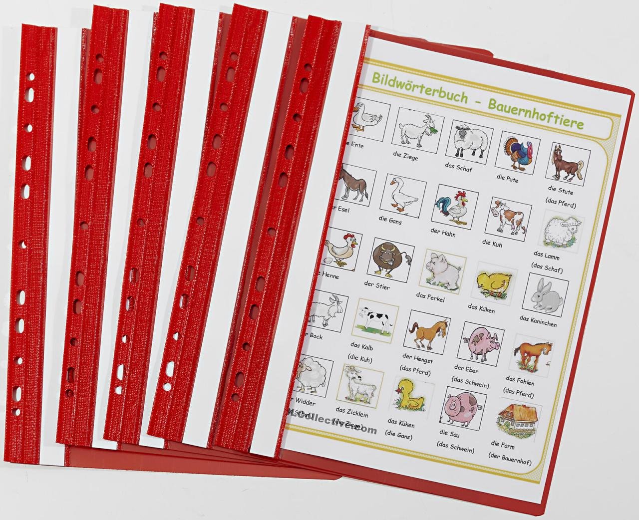 Lands Schnellhefter DIN A4 PVC rot