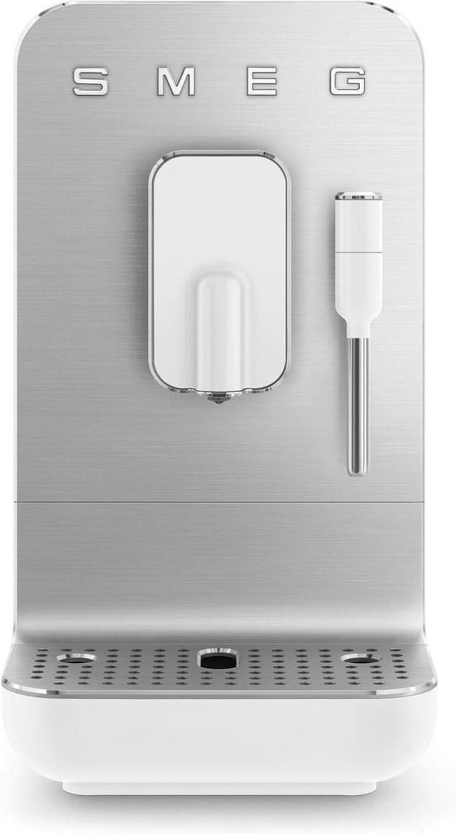 SMEG Kaffeevollautomat mit Dampffunktion 50's Style BCC02WHMEU, weiß