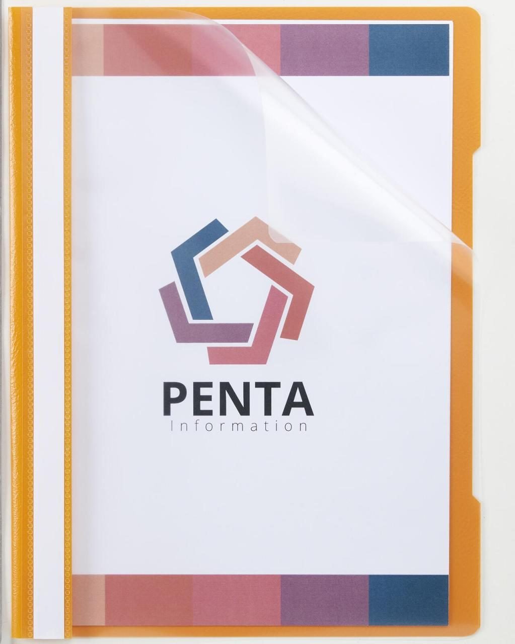 Schnellhefter DIN A4 PVC-Hartfolie orange