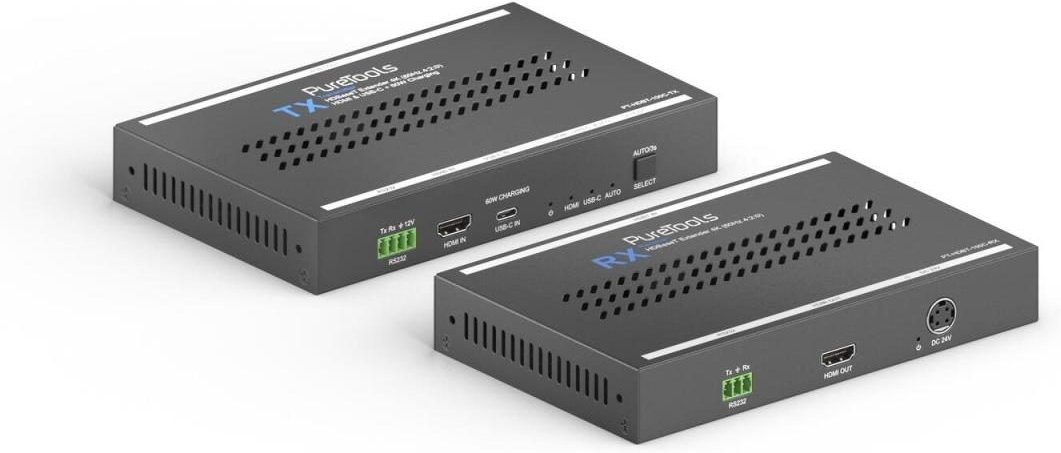 PureTools - HDBaseT Extender Set mit HDMI- und USB-C-Eingang