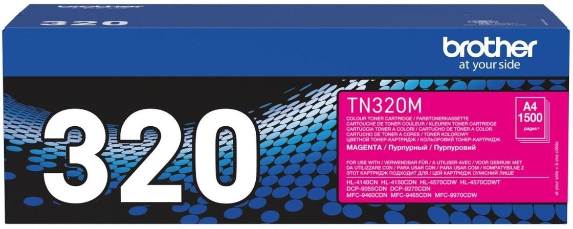 Brother Original TN320M Toner magenta 1.500 Seiten (TN-320M)