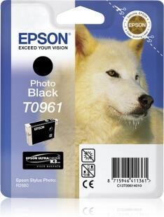 Epson Original T0961 Druckerpatrone UltraChrome K3 - fotoschwarz (C13T09614010)