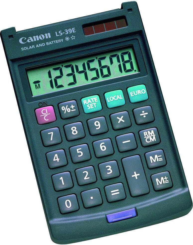 Canon Taschenrechner LS-39 E dunkelgrau