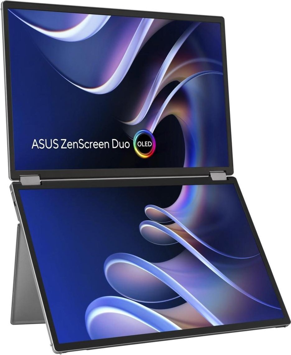 Thumbnail - ASUS MQ149CD ZenScreen Duo OLED tragbarer faltbarer Monitor 14" (35,6cm)