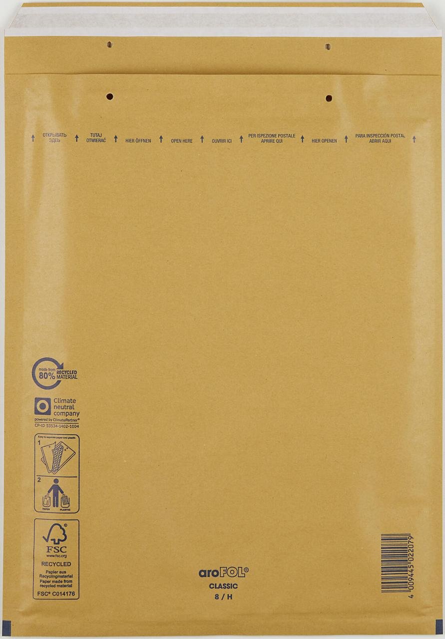 Thumbnail - aroFOL® CLASSIC Luftpolstertaschen-Set braun