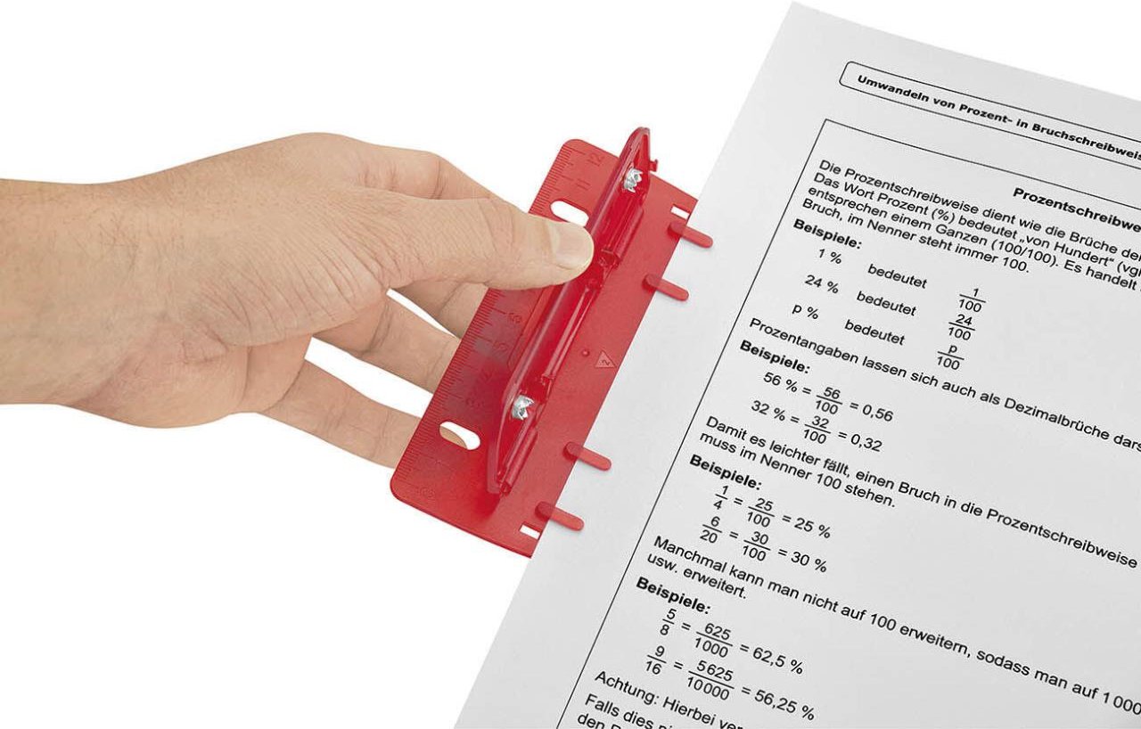 WEDO Taschenlocher rot