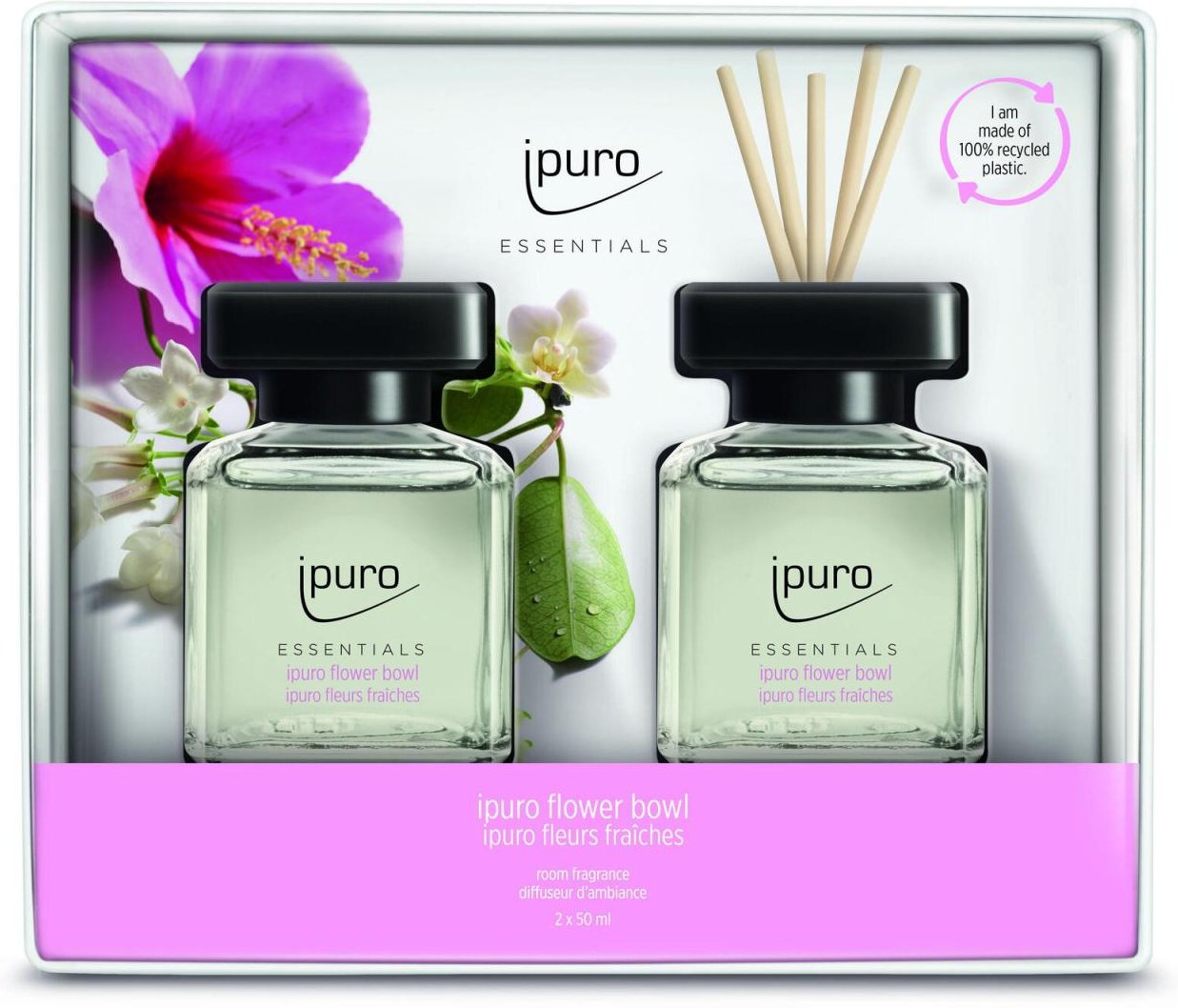 ipuro Raumduft Mandarine, Bergamotte, Orange, Kardamom, grüne Noten, Maiglöckchen, Jasmin, Veilchen, Zedernholz, Amber,