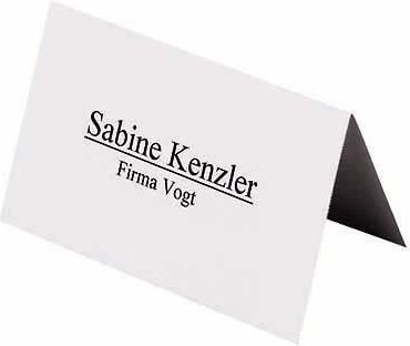 Thumbnail - SIGEL Tischkarten 10,0 x 6,0 cm