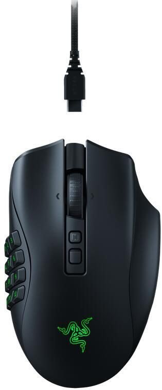 Thumbnail - Razer Naga V2 Pro - Kabellose MMO-Gaming-Maus