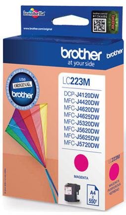 Brother Original LC-223M Druckerpatrone magenta 550 Seiten (LC223M)