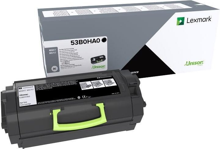 Lexmark Original Toner Standard Variante - MS817 / MX717 schwarz 25.000 Seiten (53B0HA0)
