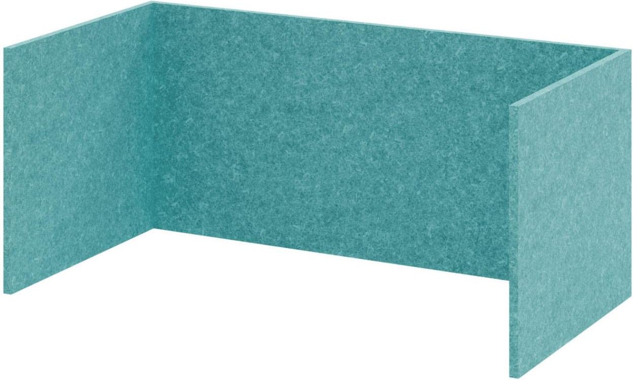 HAMMERBACHER FlexWall Akustikrückwand Vlies türkis