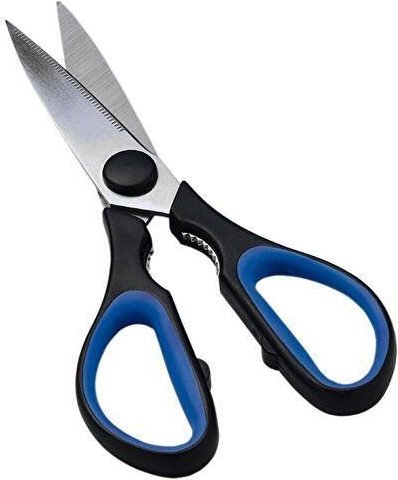 Thumbnail - WEDO Soft-Cut Allzweckschere - schwarz/blau