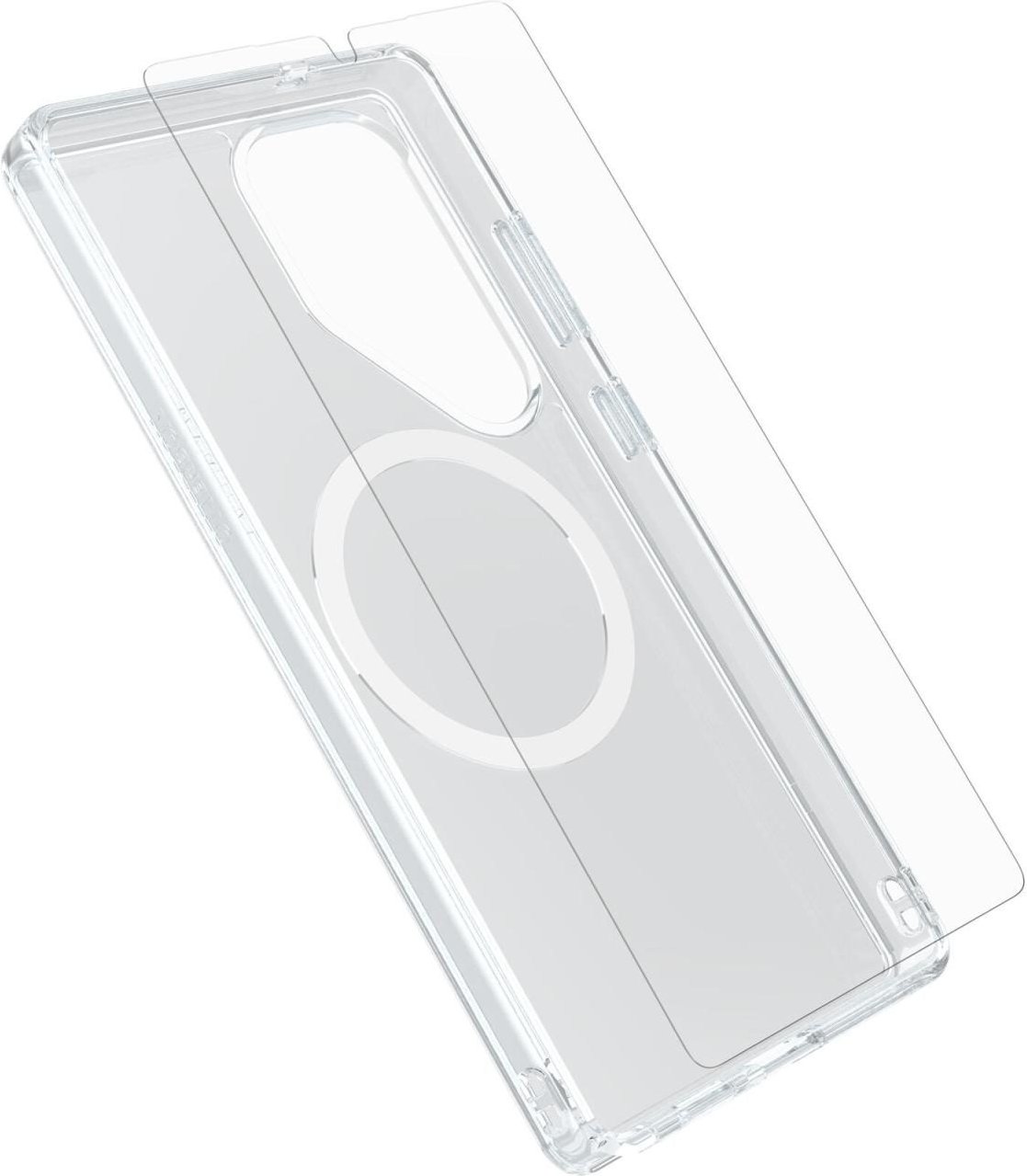 OtterBox Symmetry Clear Magnets Schutzhülle + Premium Glass für Samsung Galaxy S25 Ultra clear
