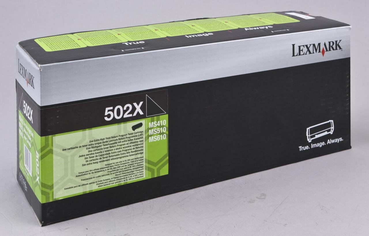 Lexmark Original 502X Toner schwarz 10.000 Seiten (50F2X00) für MS410d/dn, MS415dn, MS510dn/dtn, MS610de/dn/dte