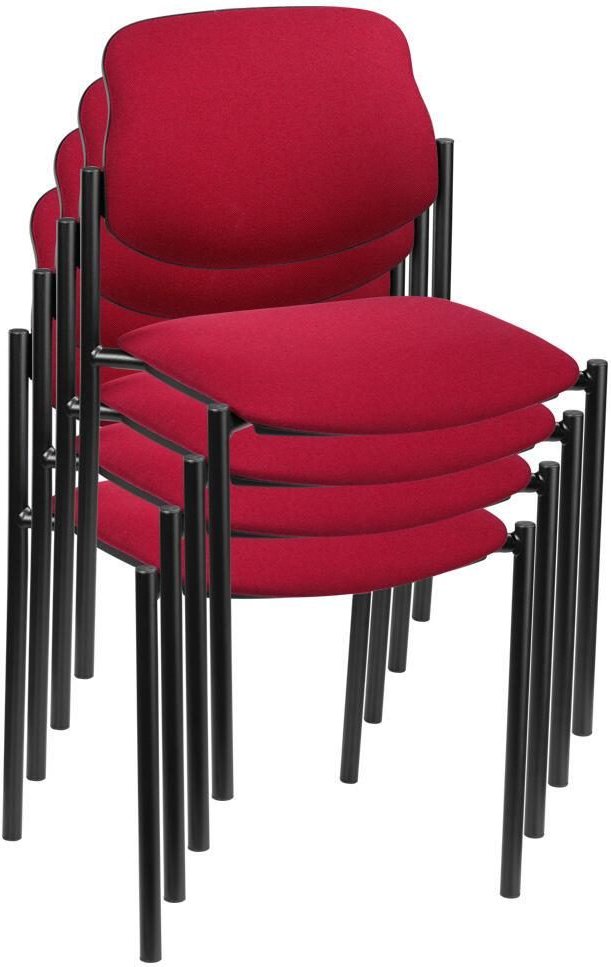 Thumbnail - Nowy Styl Besucherstuhl bordeaux/G:sch/4