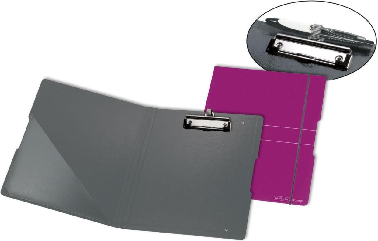 Thumbnail - herlitz Klemmbrettmappe easy orga DIN A4 beere