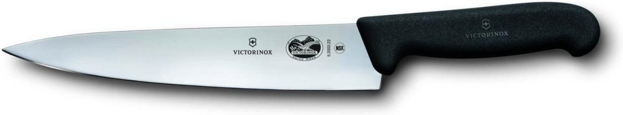 VICTORINOX Tranchiermesser Fibrox silber