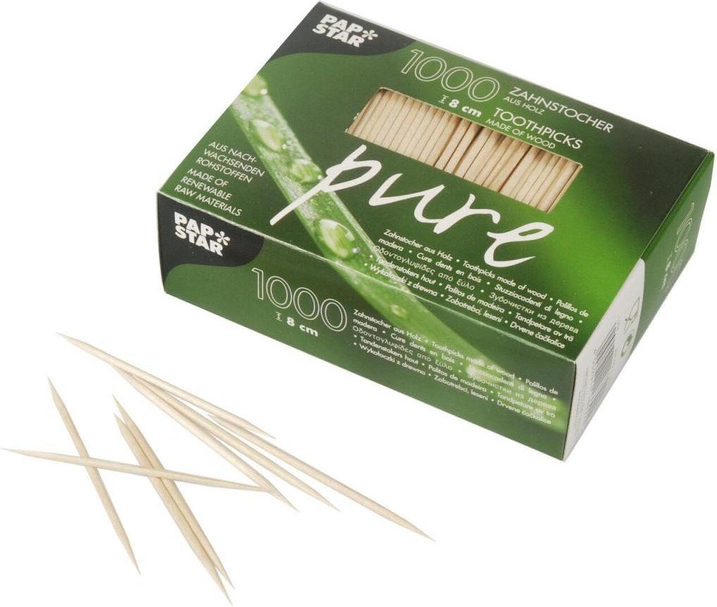 Thumbnail - PAPSTAR Zahnstocher pure braun