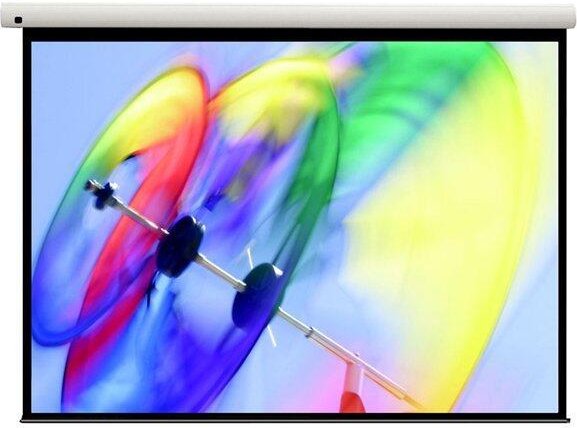 Optoma DS-3100PMG+ Manuelle Pull Down Leinwand Wand-/Deckenmontage, Weiß, 4:3, (100") 254 cm