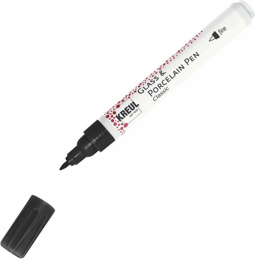 KREUL Porzellanstift 1.0 - 2.0 mm Schwarz