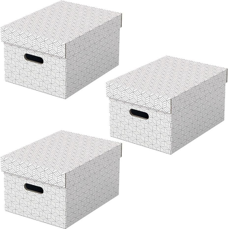 Esselte Aufbewahrungsboxen Home 17,5 l - 26,5 x 36,5 x 20,5 cm weiß