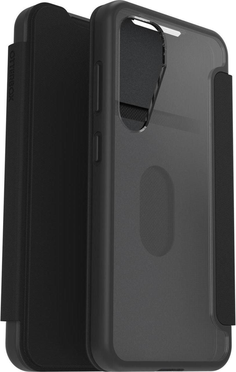 OtterBox React Folio Schutzhülle für Samsung Galaxy S25 Black Crystal - clear/black