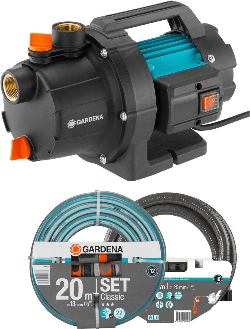 GARDENA Gartenpumpe 3000/4 Basic Set