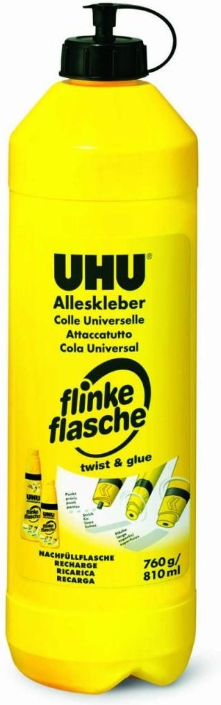 UHU Nachfüllflasche flinke flasche Kleber Nachfüllflasche 760,0 g