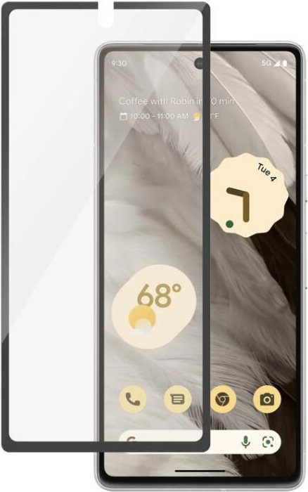 PanzerGlass™ Displayschutzfolie für das Google Pixel 7a (Ultra-Wide-Fit)