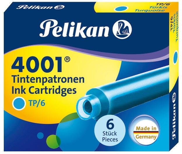 Pelikan Tintenpatronen für Füller türkis