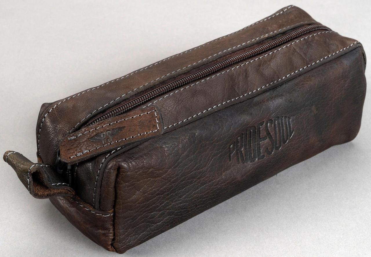 PRIDE & SOUL Schlampermäppchen graubraun
