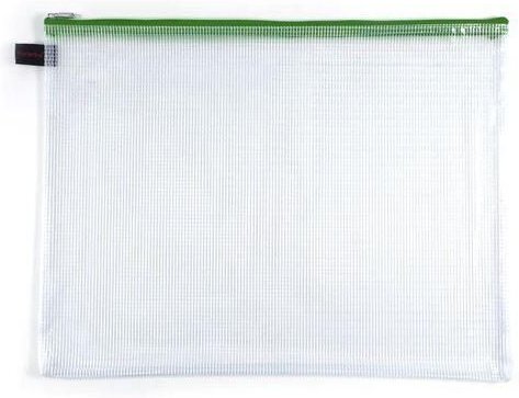 Thumbnail - FolderSys Reißverschlussbeutel B4 - transparent/grün