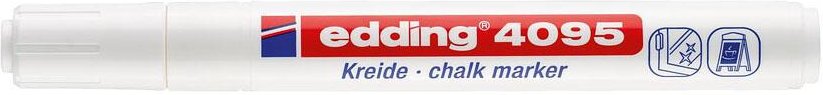 edding 4095 Kreidemarker 2.0 - 3.0 mm Weiß