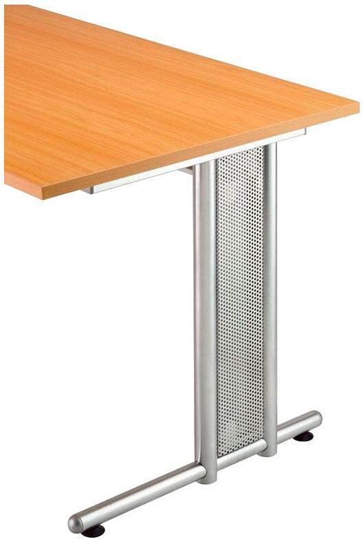 HAMMERBACHER Prokura Seitenblenden silber 12,5 x 61,5 cm