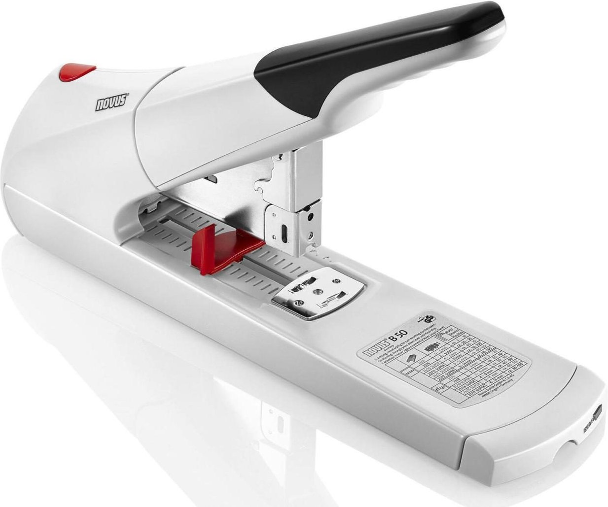 Thumbnail - novus Heftgerät B50 hellgrau-schwarz