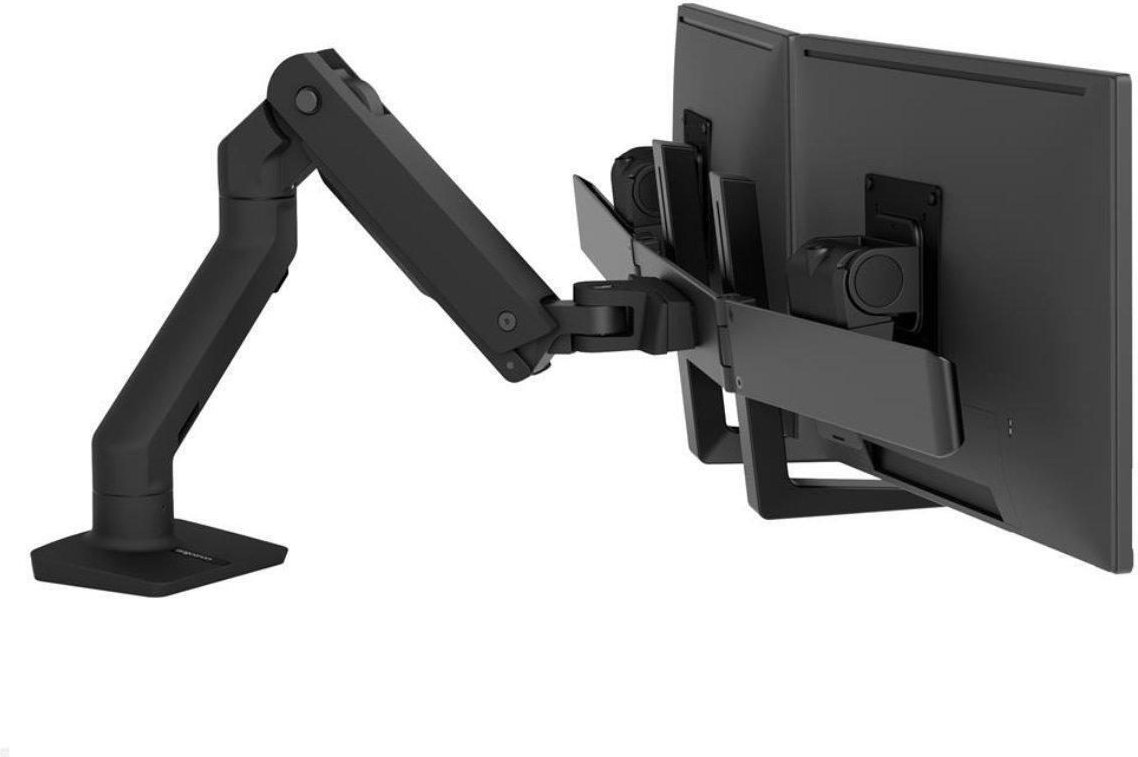 Thumbnail - Ergotron HX Dual Monitor Tischhalterung mit CF-Technologie für 2 Bildschirme bis 81,28 cm (32") max. 7,9kg