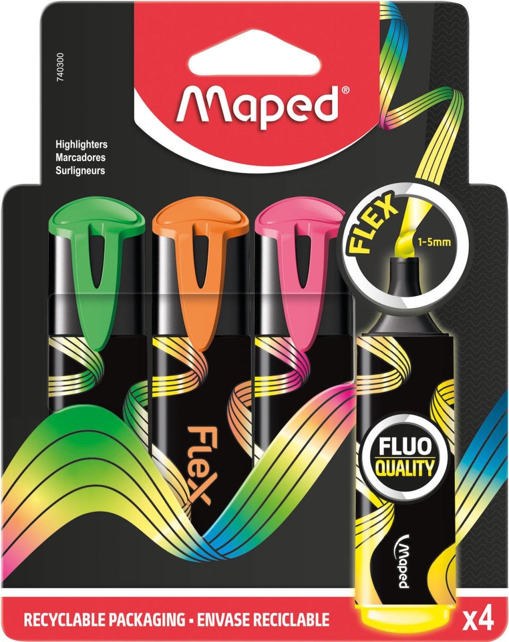Thumbnail - maped Flex Textmarker Mehrfarbig