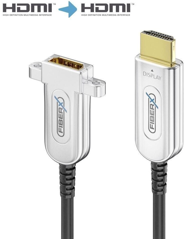 FiberX Serie - HDMI 4K Glasfaser Verlängerung - 20m