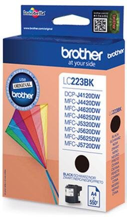 Brother Original LC-223BK Druckerpatrone schwarz 550 Seiten (LC223BK)