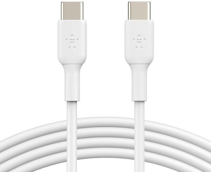 0 Belkin BoostCharge 2 m USB-C/USB-C Kabel, weiß
