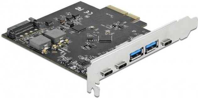 Thumbnail - DeLOCK PCI Express x4 Karte zu USB Type-C / USB Typ-A