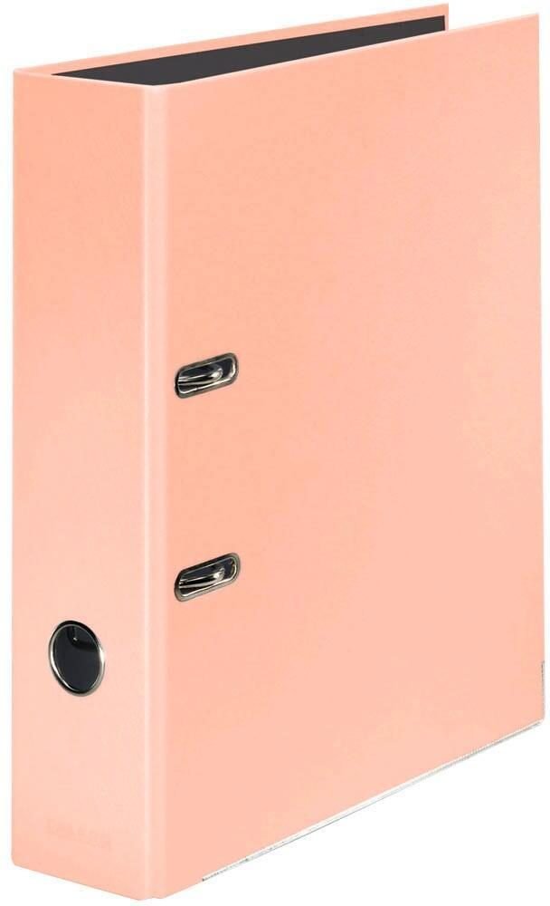 FALKEN Pastell Color Ordner Karton 8,0 cm DIN A4 - Pfirsich Orange