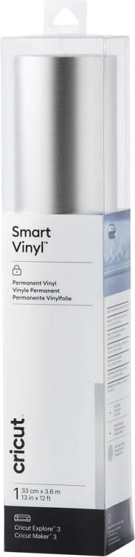 Thumbnail - Cricut Vinylfolie permanent 33 cm x 3.6 m silber