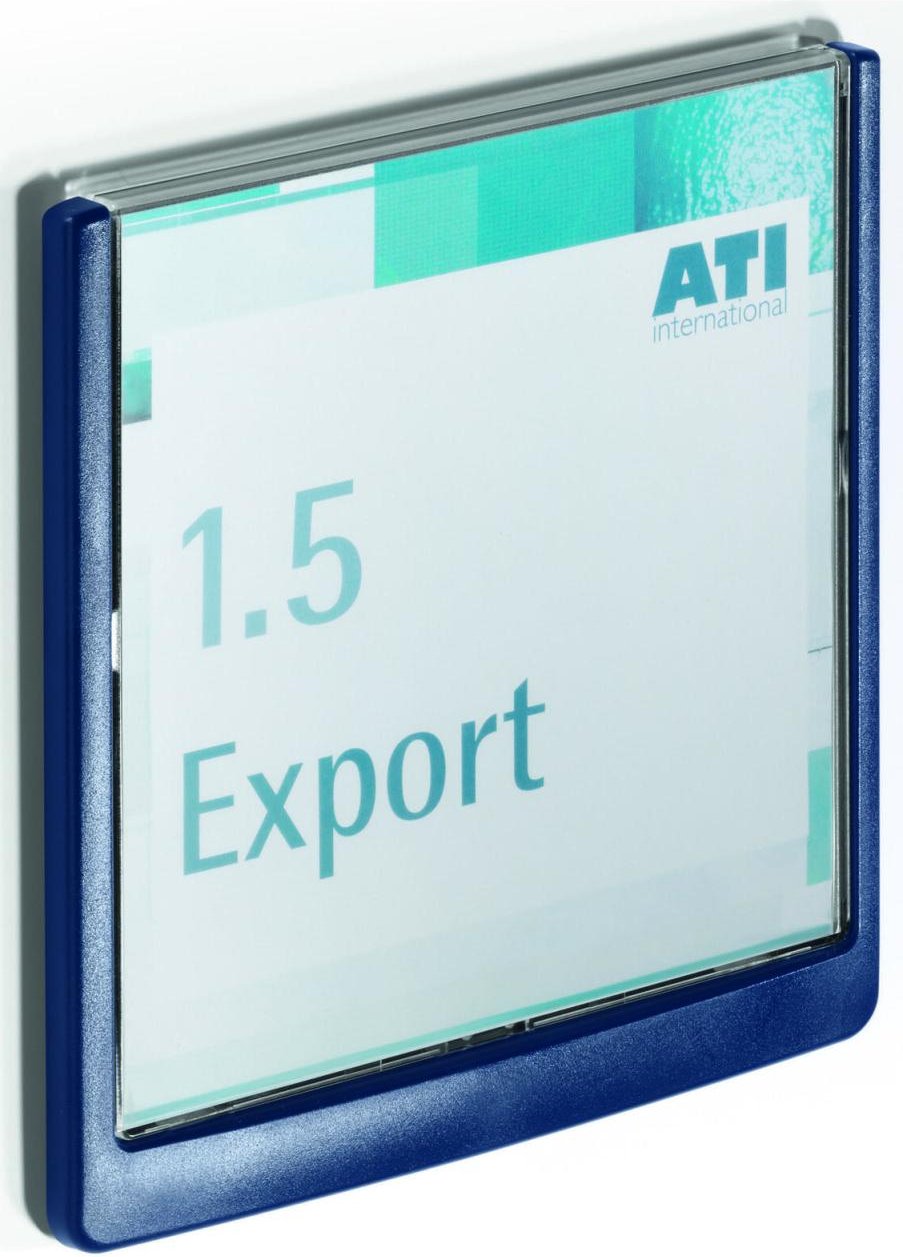 DURABLE Türschild 14,9 x 14,85 cm dunkelblau