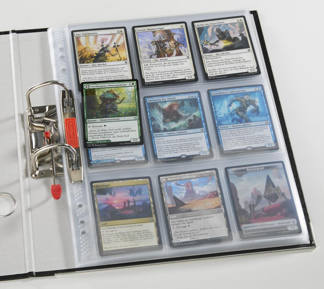 VELOFLEX Sammelkarten-Hüllen DIN A4 0.14 mm transparent