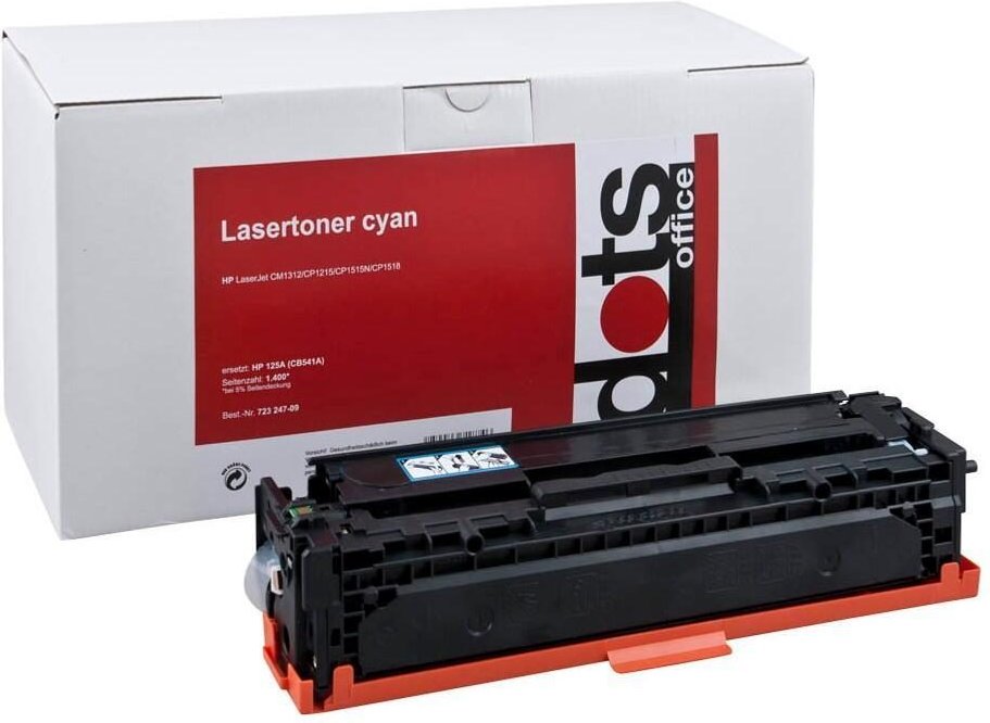 dots Toner kompatibel zu HP 125A (CB541A) cyan